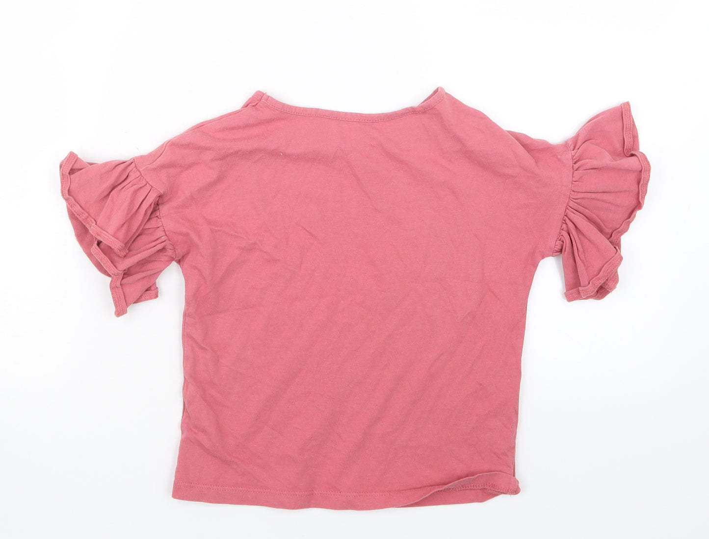 Outfit Girls Pink   Basic T-Shirt Size 6 Years