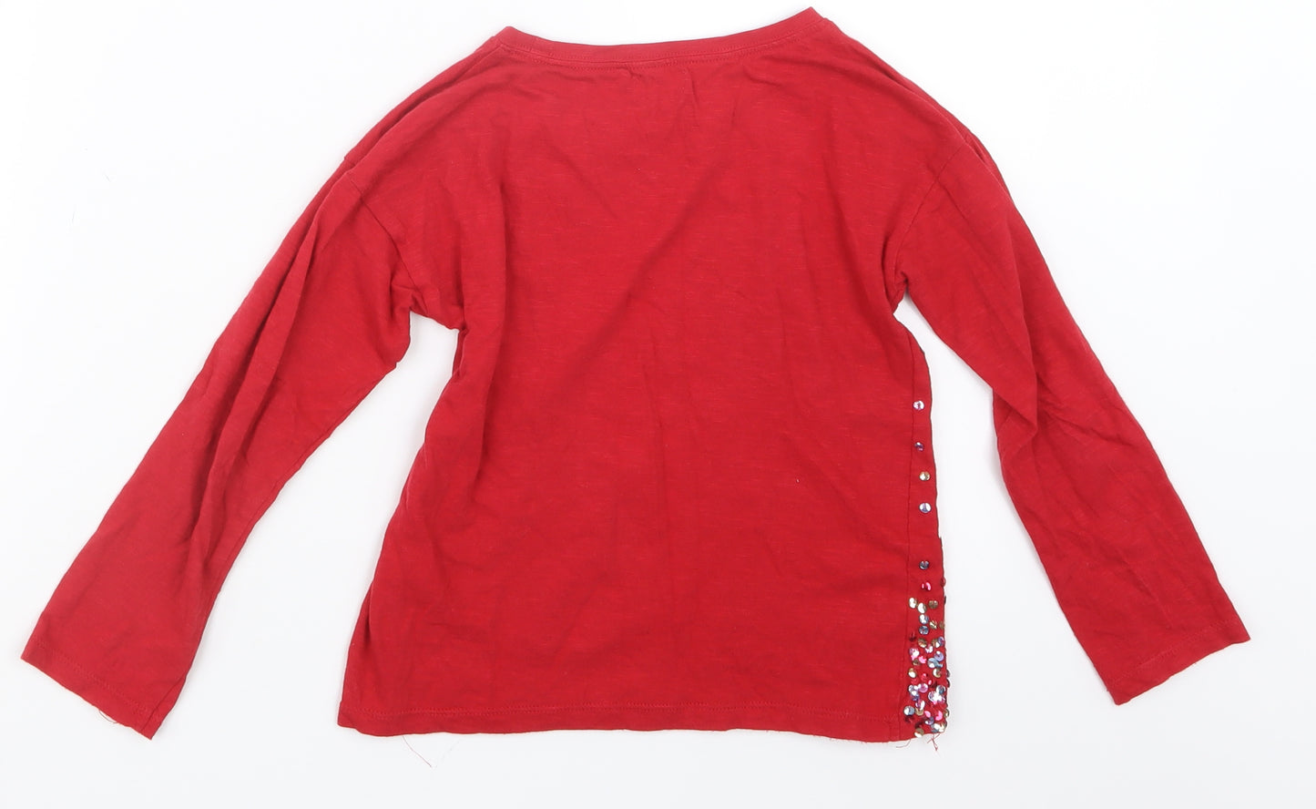 NEXT Girls Red   Basic T-Shirt Size 5 Years