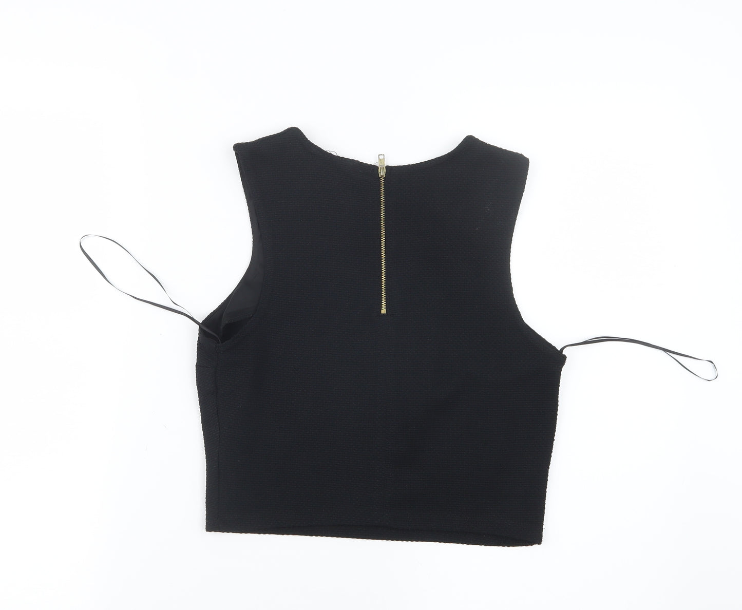 New Look Womens Black   Cropped T-Shirt Size 10