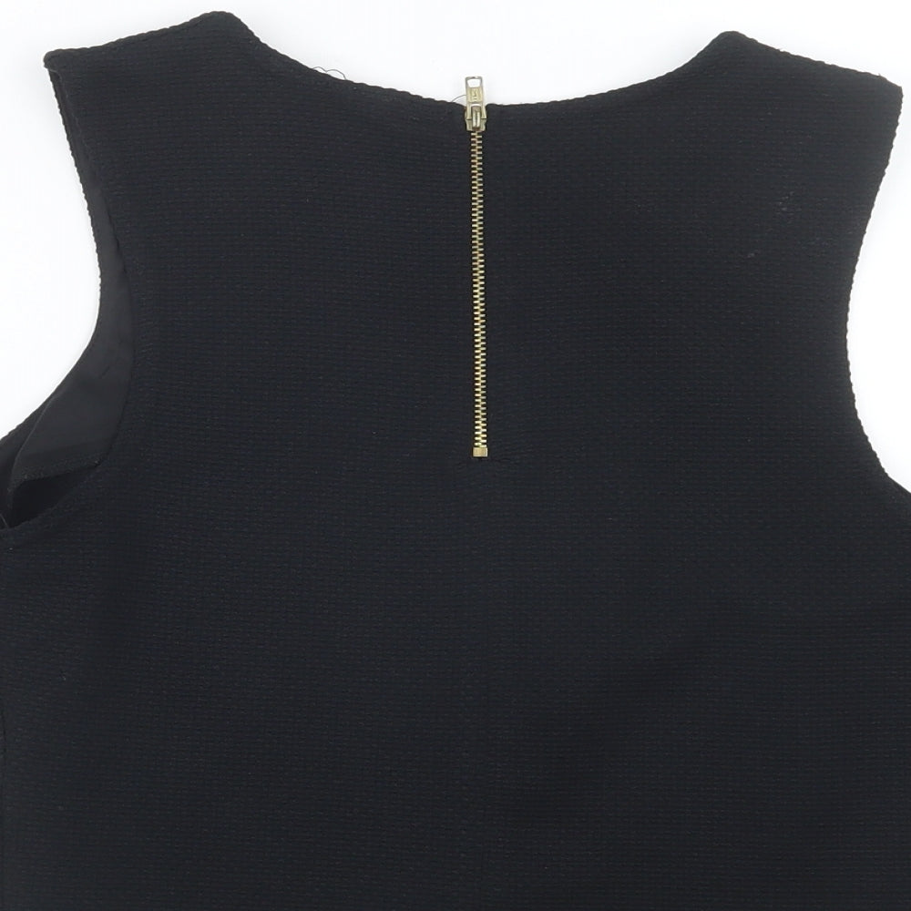 New Look Womens Black   Cropped T-Shirt Size 10