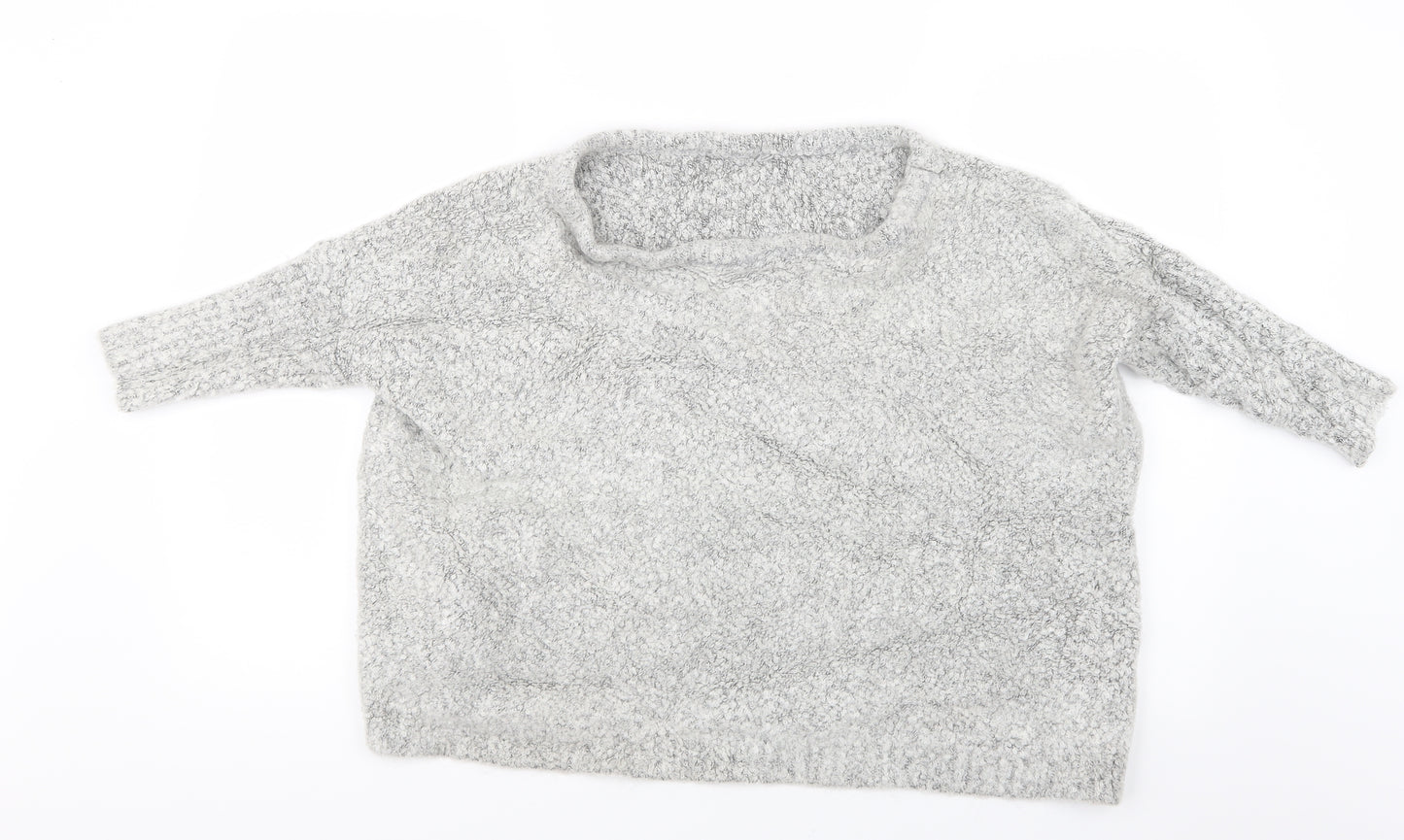 SheIn Womens Grey  Knit Pullover Jumper Size XL  - Curve