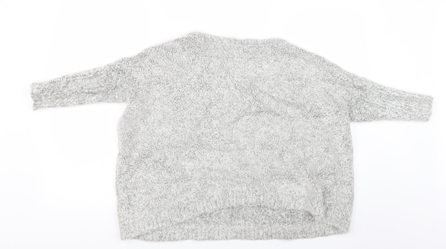 SheIn Womens Grey  Knit Pullover Jumper Size XL  - Curve