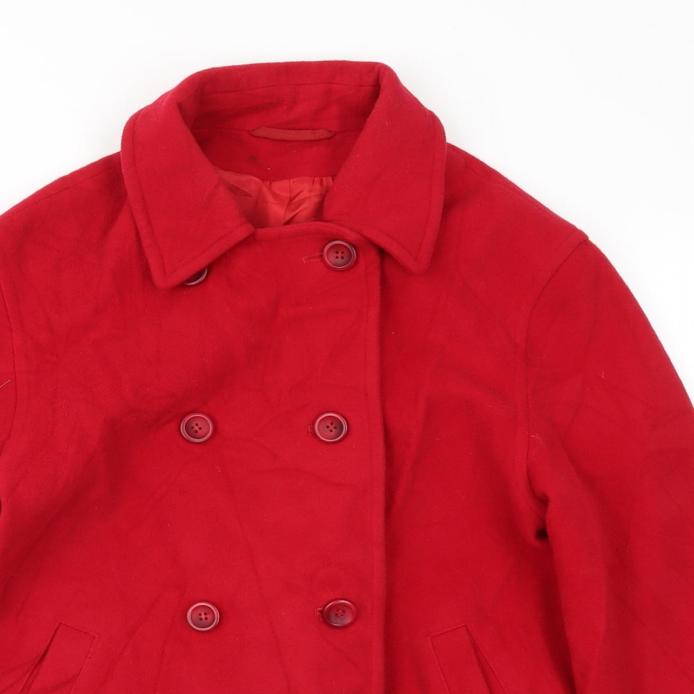 next  Womens Red   Jacket Coat Size M