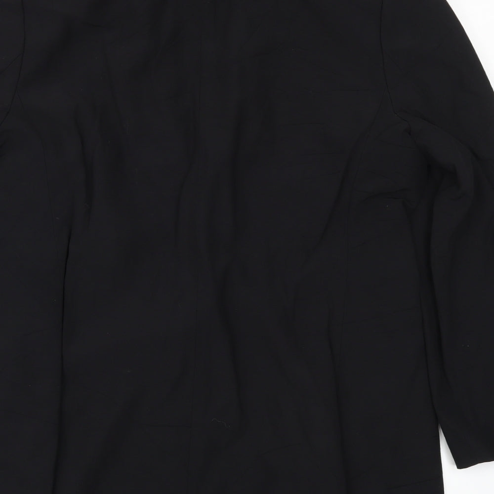 m&s Womens Black   Jacket Blazer Size 16