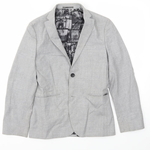 NEXT  Boys Grey   Basic Jacket Blazer Size 12 Years