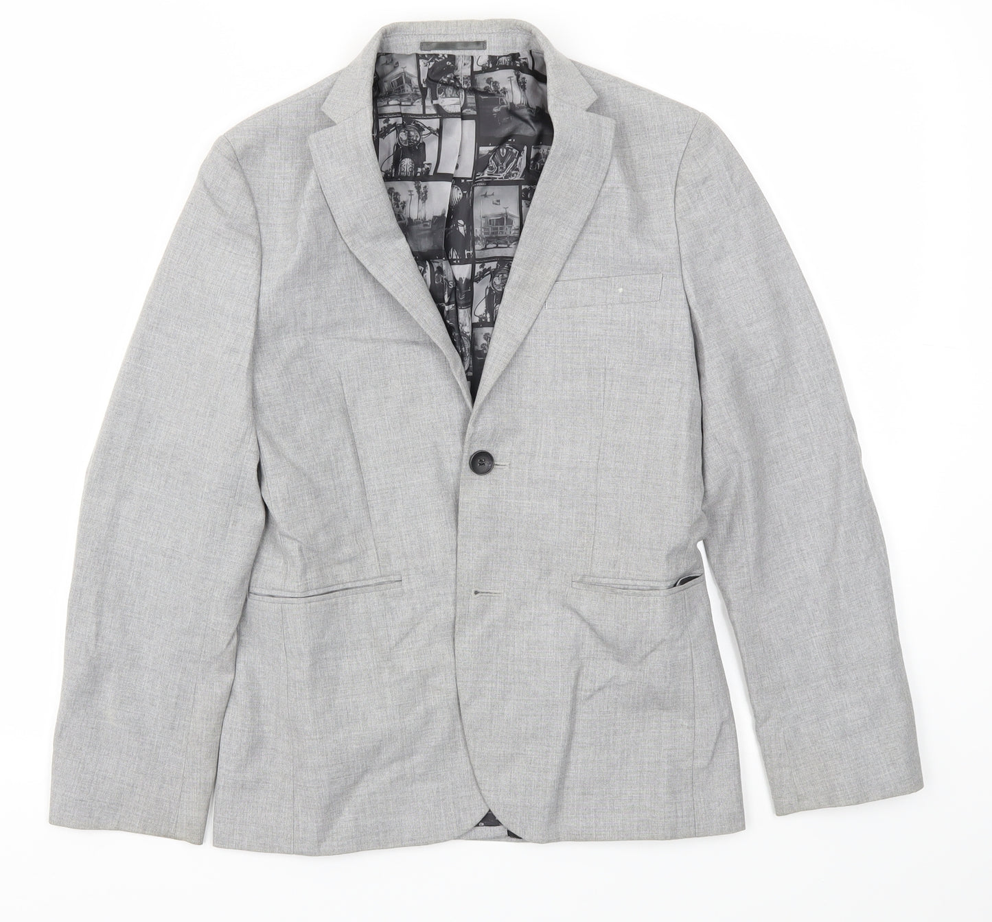 NEXT  Boys Grey   Basic Jacket Blazer Size 12 Years