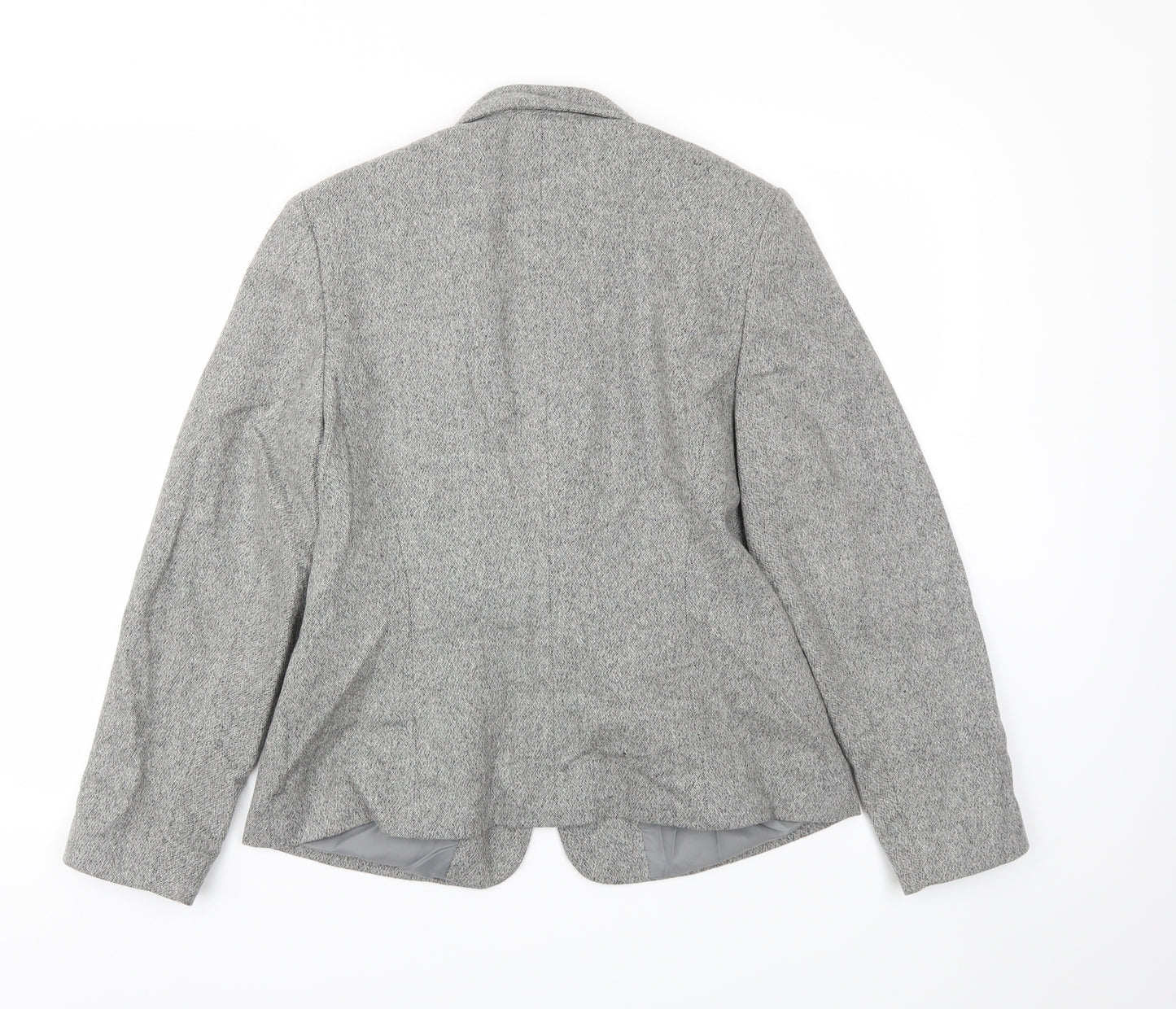EQUATION  Womens Grey   Jacket Blazer Size 12