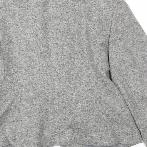 EQUATION  Womens Grey   Jacket Blazer Size 12