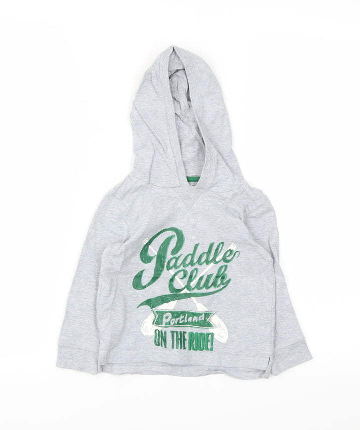 miniclub Boys Grey Pullover Hoodie Size 2 Years