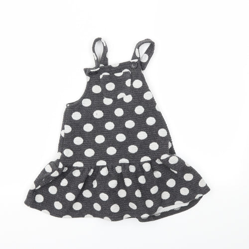 George Girls Grey Polka Dot  Fit & Flare  Size 2 Years