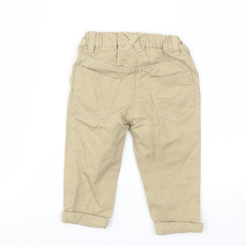H&M Boys Beige   Capri Jeans Size 6-9 Months
