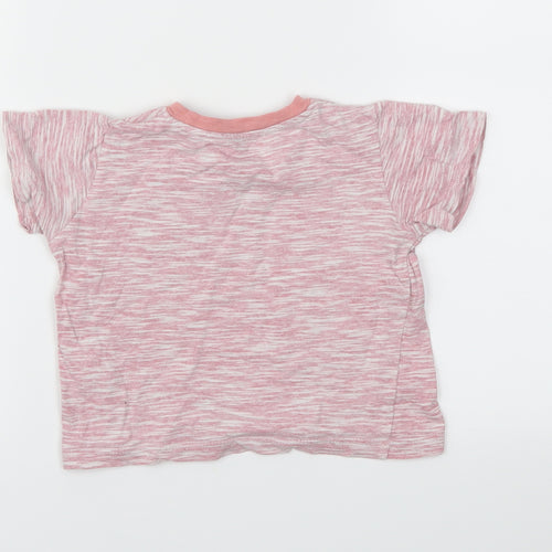 Matalan Boys Pink   Basic T-Shirt Size 18-24 Months
