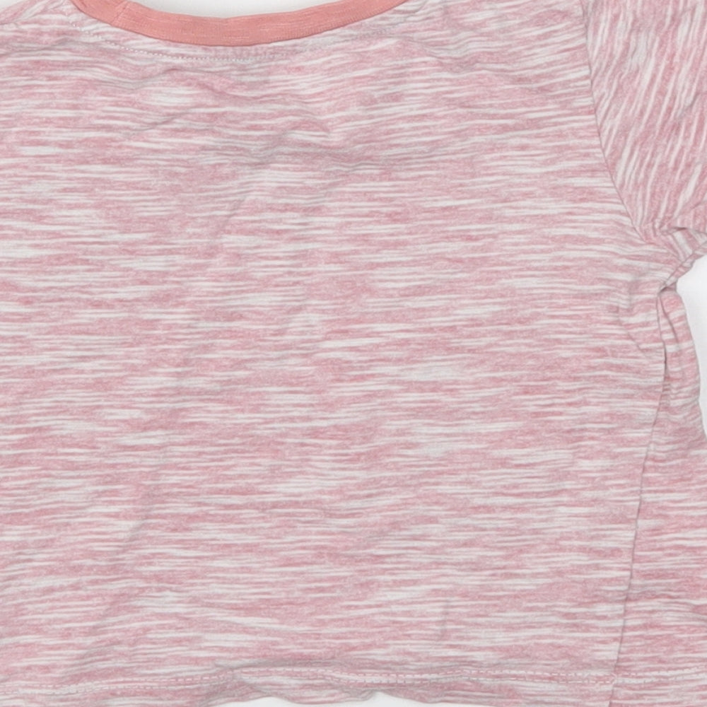 Matalan Boys Pink   Basic T-Shirt Size 18-24 Months