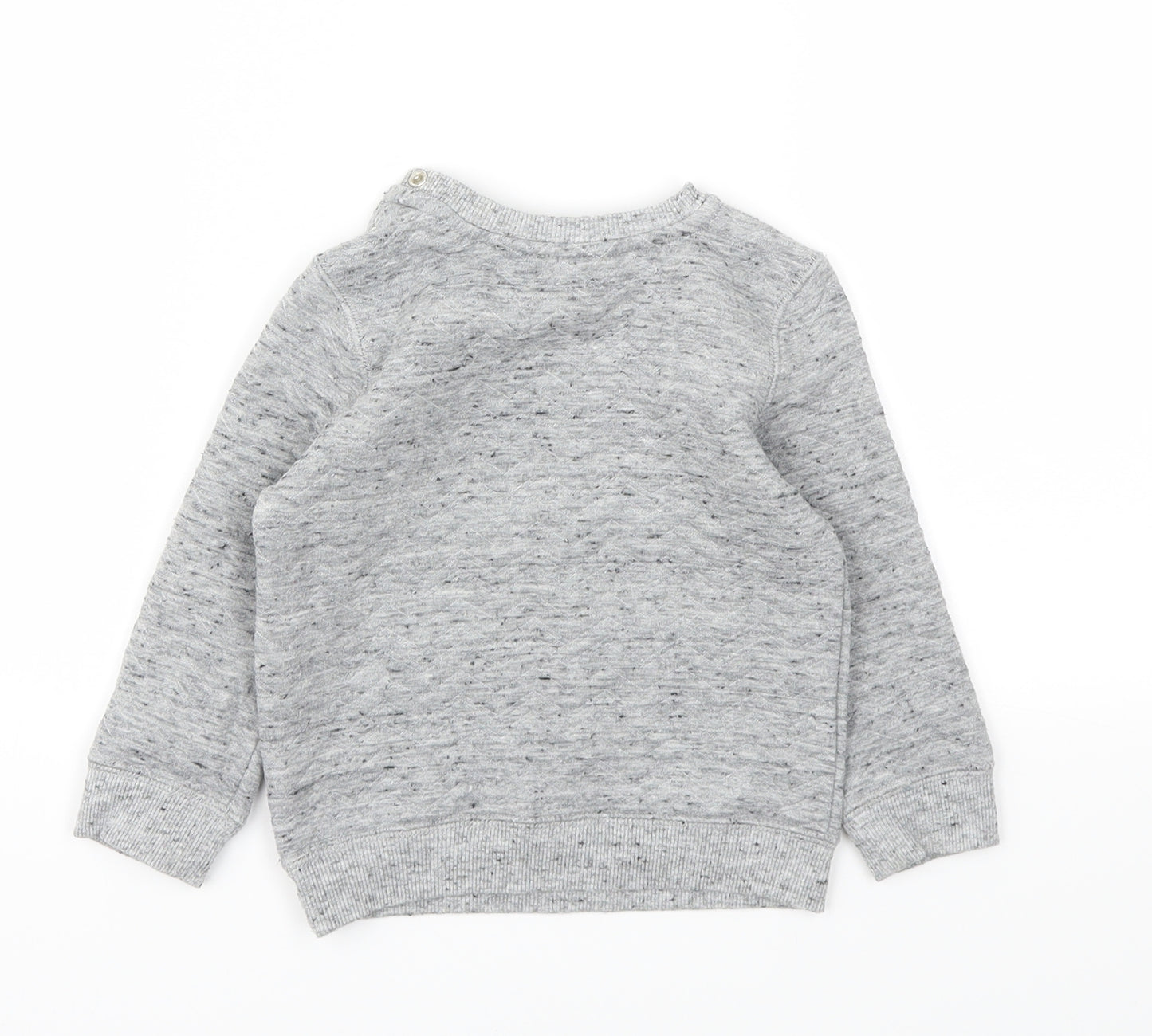 F&F Boys Grey   Pullover Jumper Size 12-18 Months