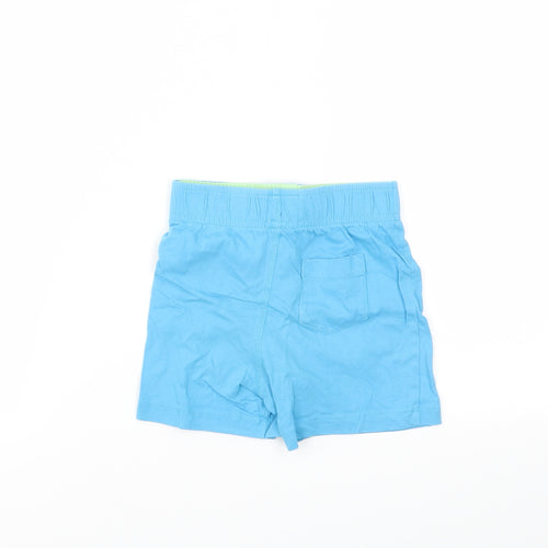 TU Boys Blue Animal Print  Sweat Shorts Size 2-3 Years