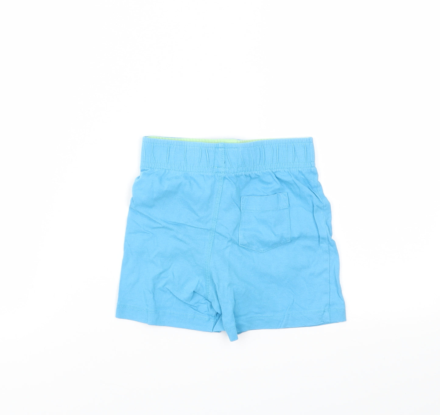 TU Boys Blue Animal Print  Sweat Shorts Size 2-3 Years