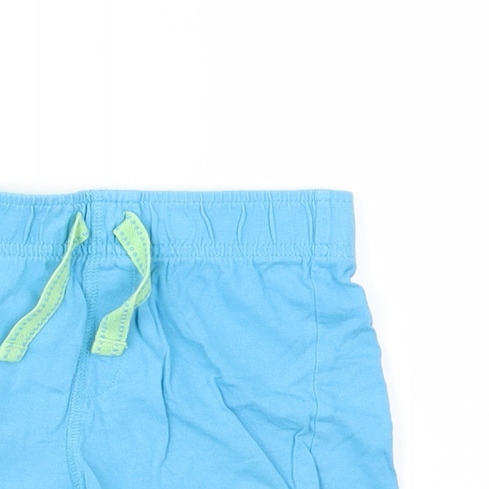 TU Boys Blue Animal Print  Sweat Shorts Size 2-3 Years