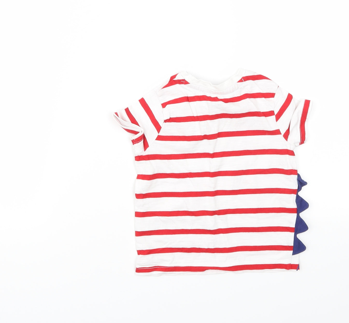 F&F Boys Red Animal Print  Basic T-Shirt Size 12-18 Months