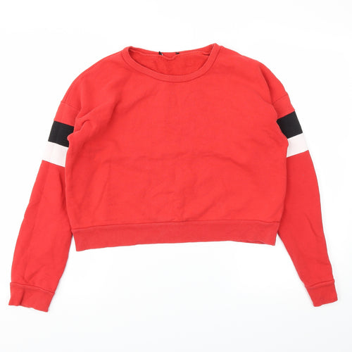 New Look Womens Red   Pullover Jumper Size 10