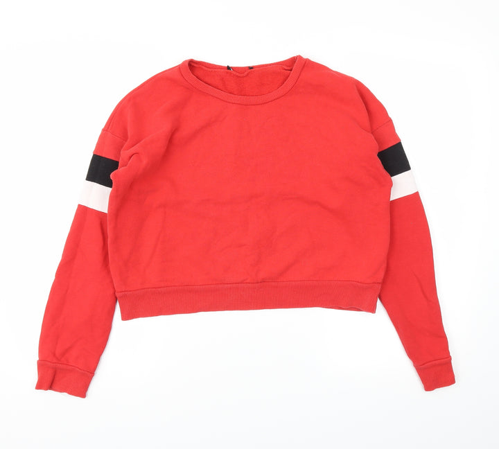 New Look Womens Red   Pullover Jumper Size 10