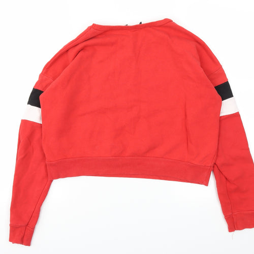 New Look Womens Red   Pullover Jumper Size 10