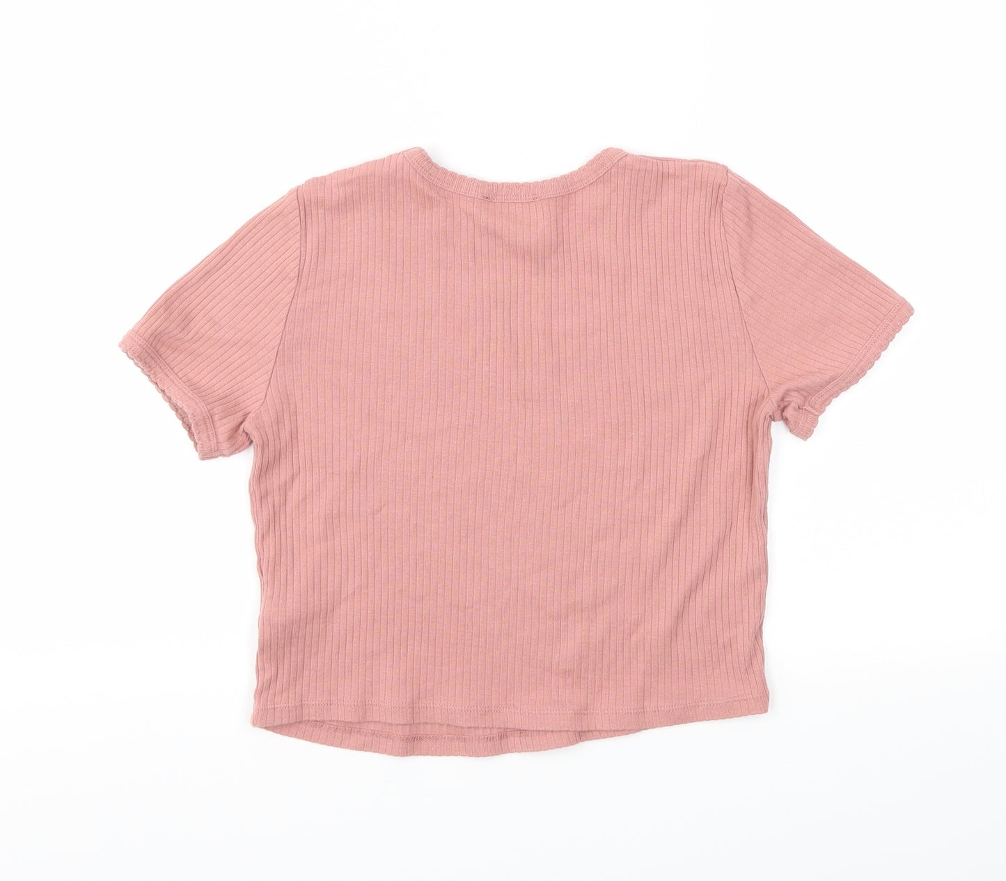 TOPSHOP  Womens Pink   Basic T-Shirt Size 10