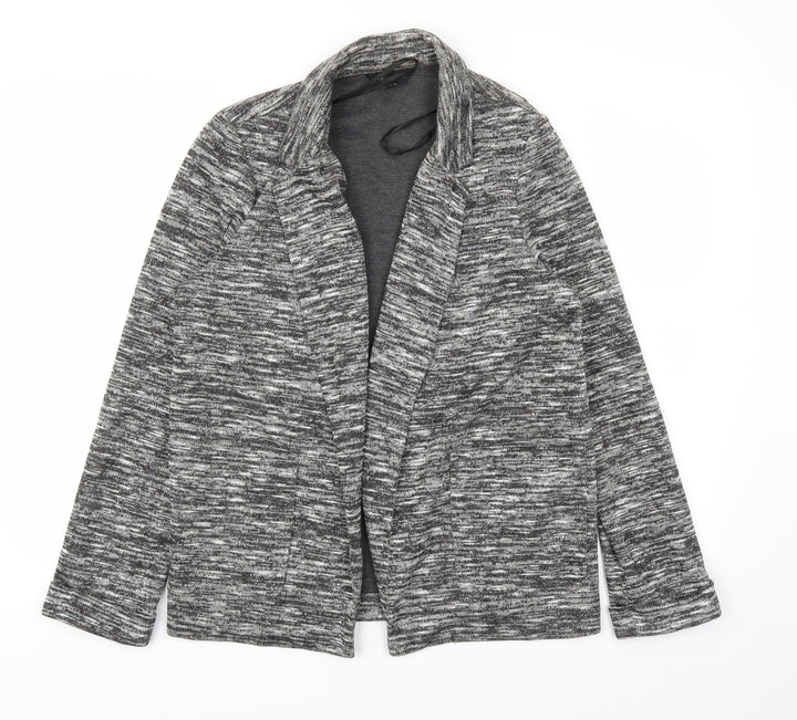 New Look Womens Grey Jacket Blazer Size 10