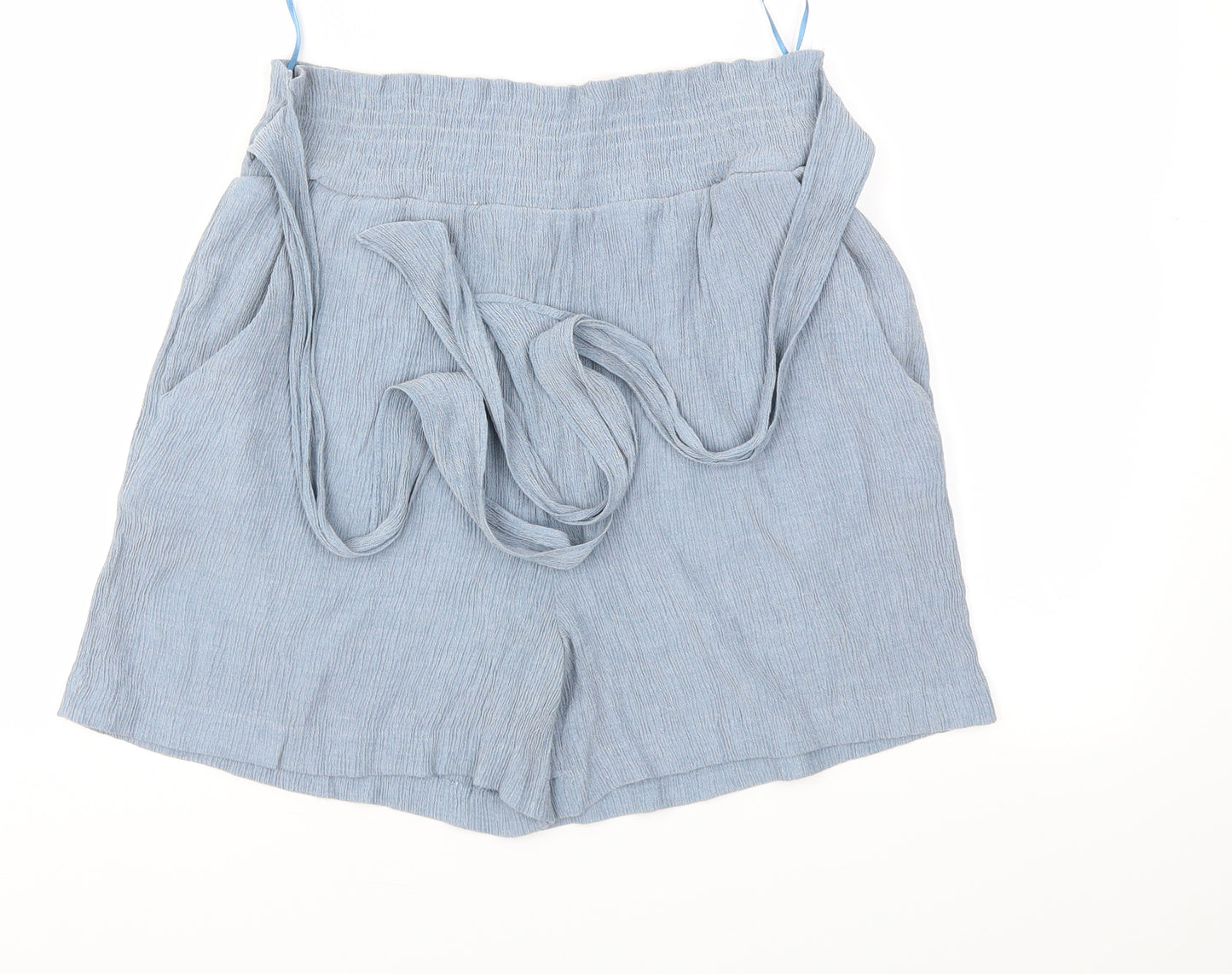 New Look Womens Blue   Cut-Off Shorts Size 16 - Stretch waistband