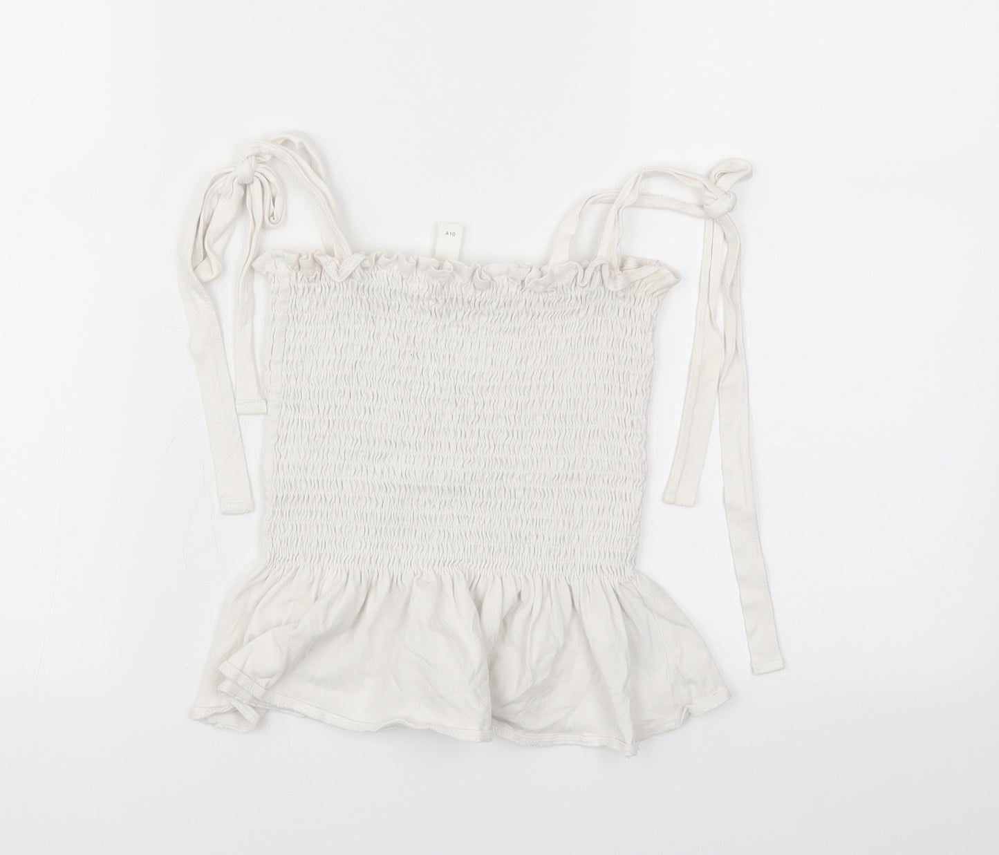 H&M Womens White   Basic T-Shirt Size XS