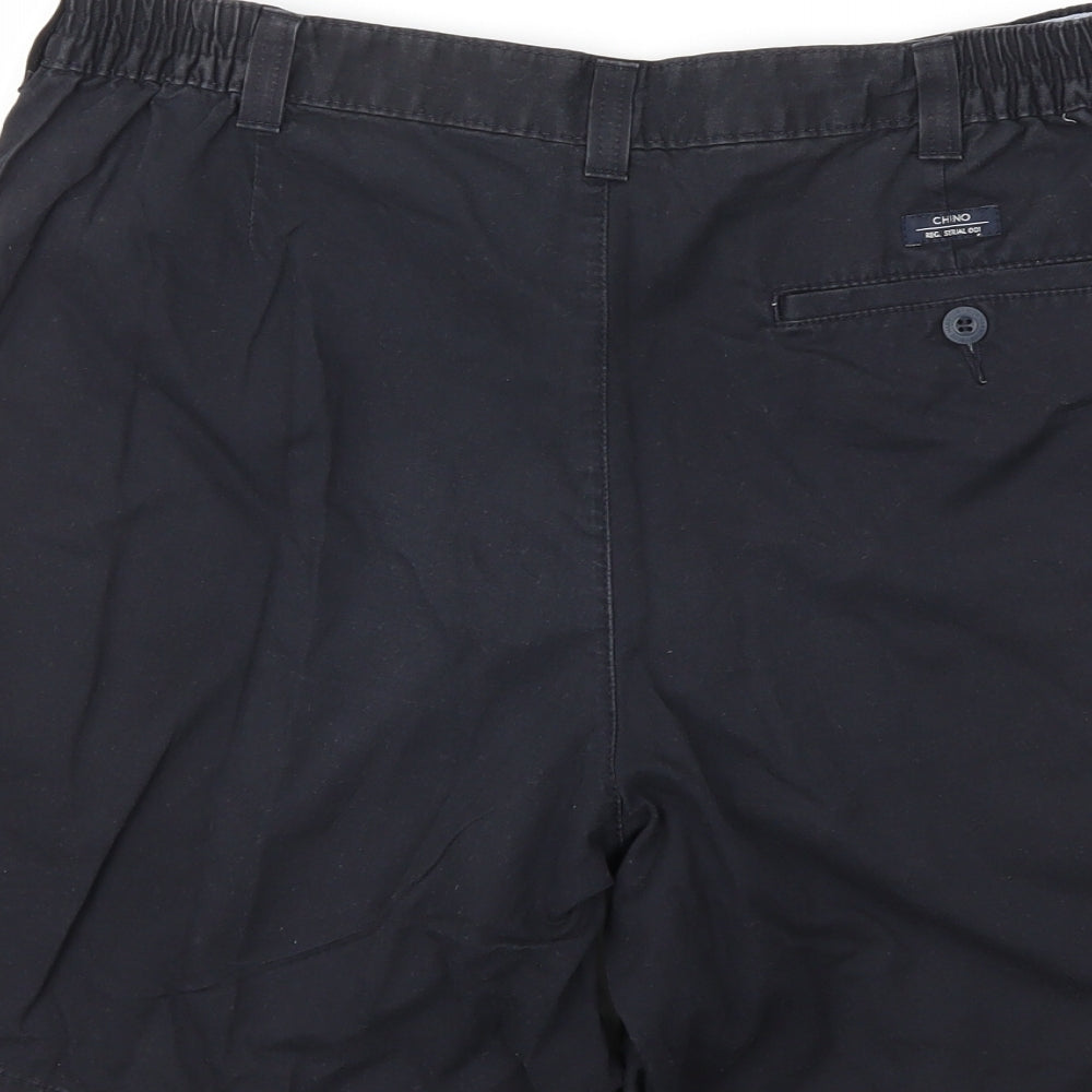Blue Harbour Mens Blue   Chino Shorts Size 34