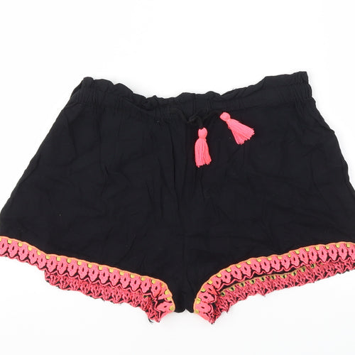 candy  Womens Black   Cut-Off Shorts Size 12 - Stretch waistband