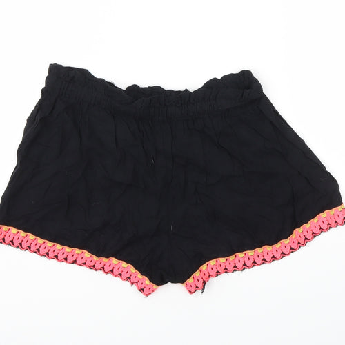 candy  Womens Black   Cut-Off Shorts Size 12 - Stretch waistband