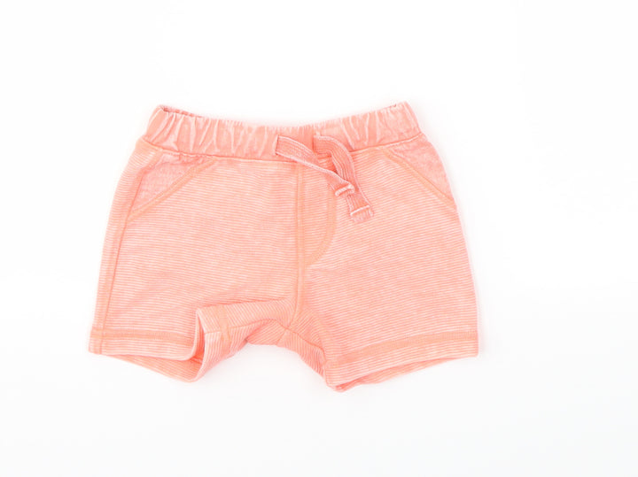 FRED&FLO Boys Orange Capri Trousers Size 6-9 Months