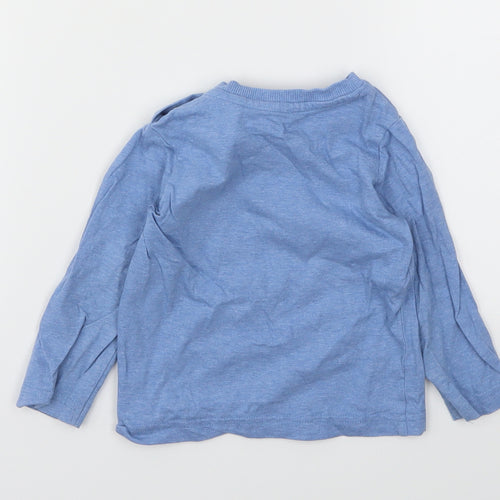 NUTMEG  Boys Blue   Basic T-Shirt Size 9-12 Months