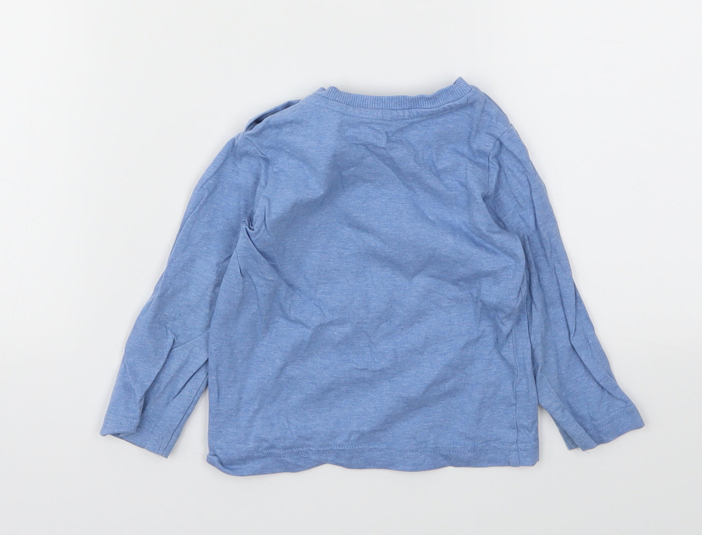 NUTMEG  Boys Blue   Basic T-Shirt Size 9-12 Months