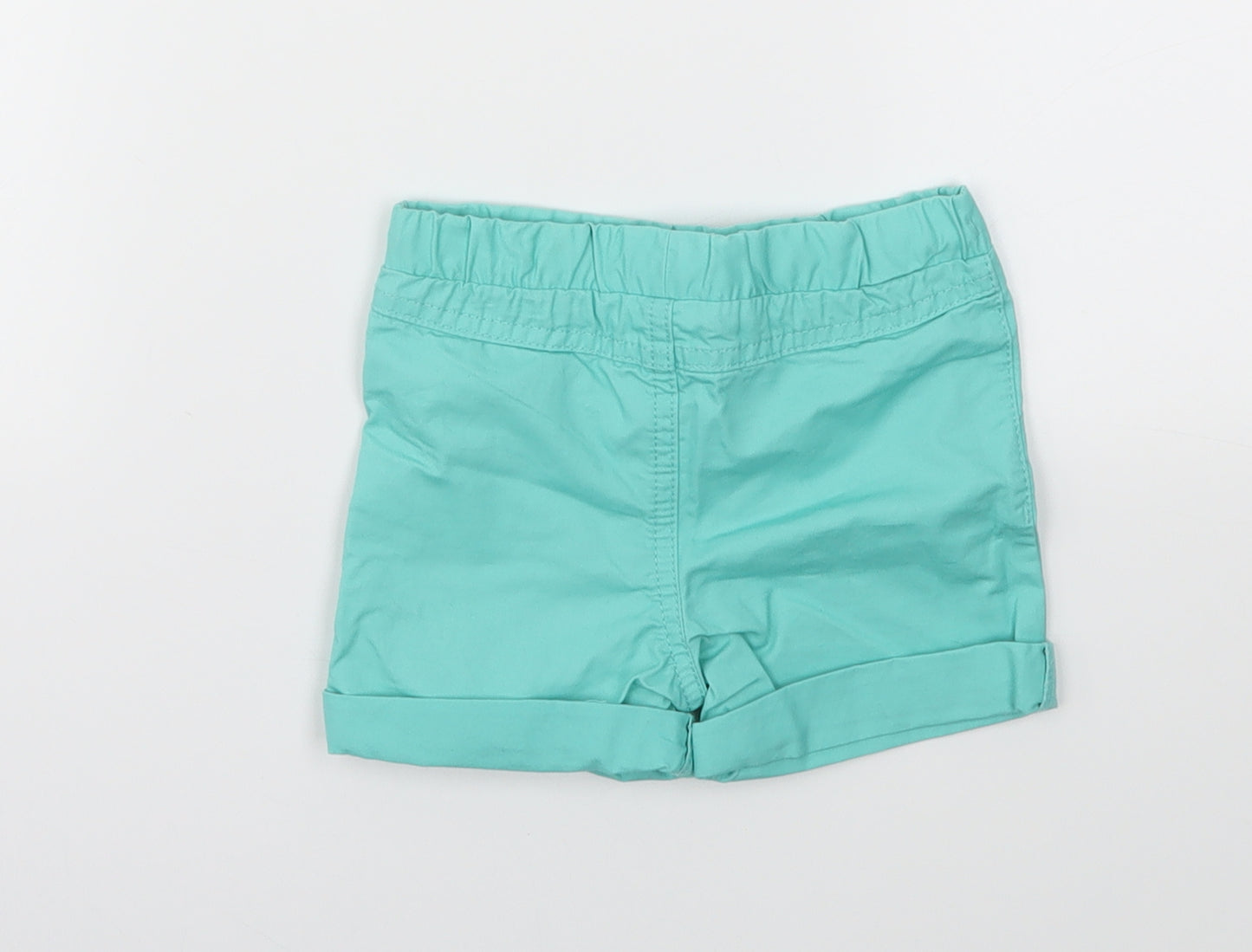 F&F Boys Green   Capri Trousers Size 9-12 Months