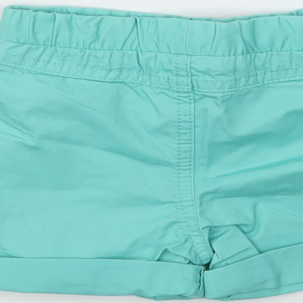 F&F Boys Green   Capri Trousers Size 9-12 Months