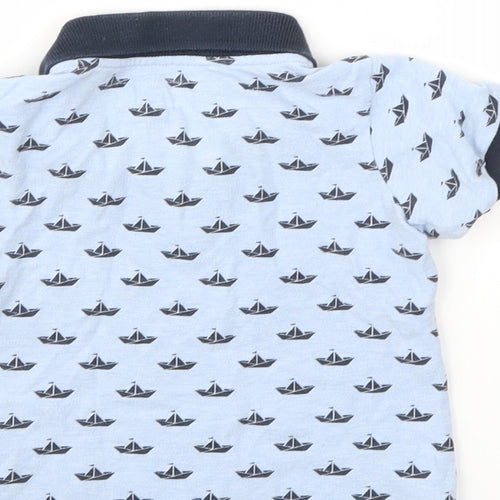 L.O.G.G Boys Blue   Basic T-Shirt Size 6-9 Months