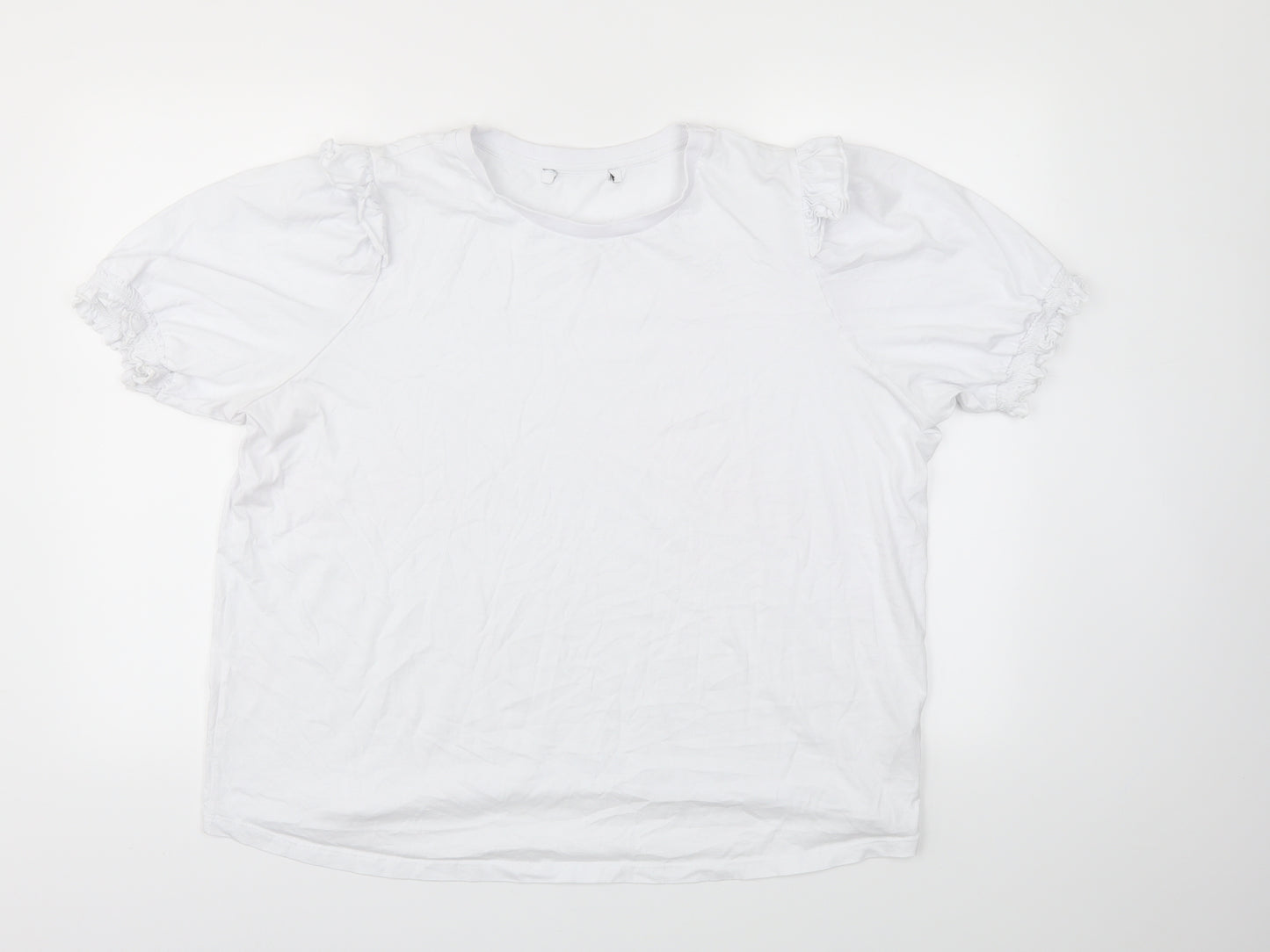 VERY  Womens White   Basic T-Shirt Size 18