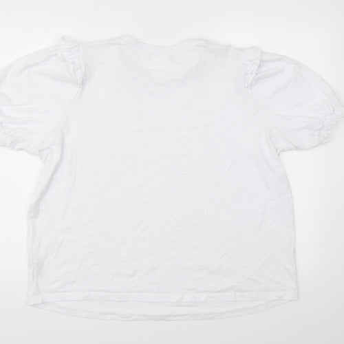 VERY  Womens White   Basic T-Shirt Size 18