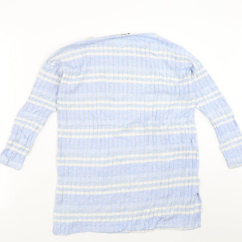 George Womens Blue Striped  Pullover Jumper Size 8