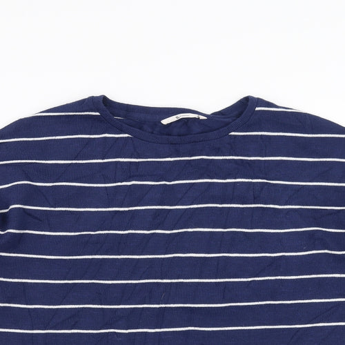 Sainsburys Womens Blue Striped  Pullover Jumper Size 12