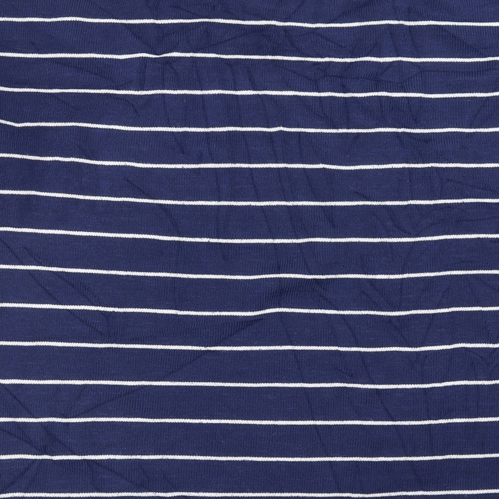 Sainsburys Womens Blue Striped  Pullover Jumper Size 12
