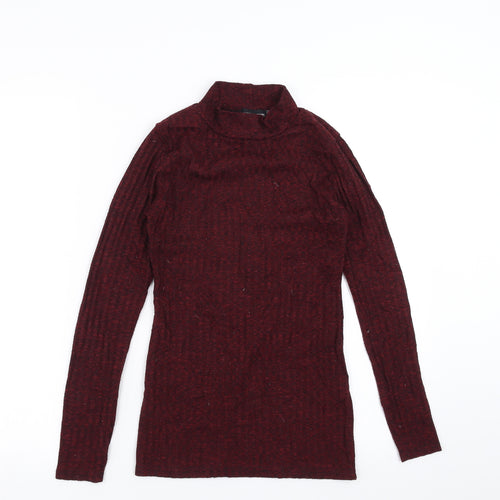 PRETTYLITTLETHING Womens Red   Pullover Jumper Size 6