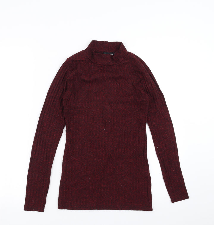 PRETTYLITTLETHING Womens Red   Pullover Jumper Size 6