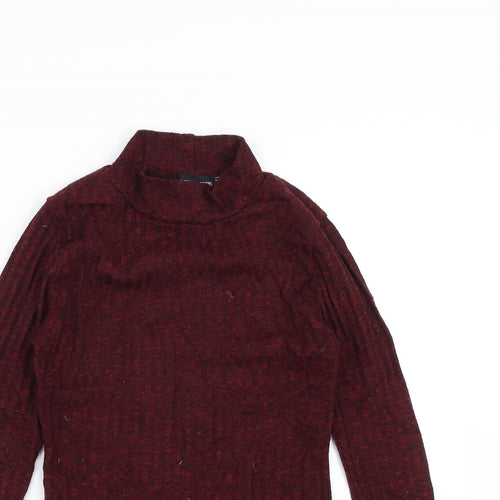 PRETTYLITTLETHING Womens Red   Pullover Jumper Size 6