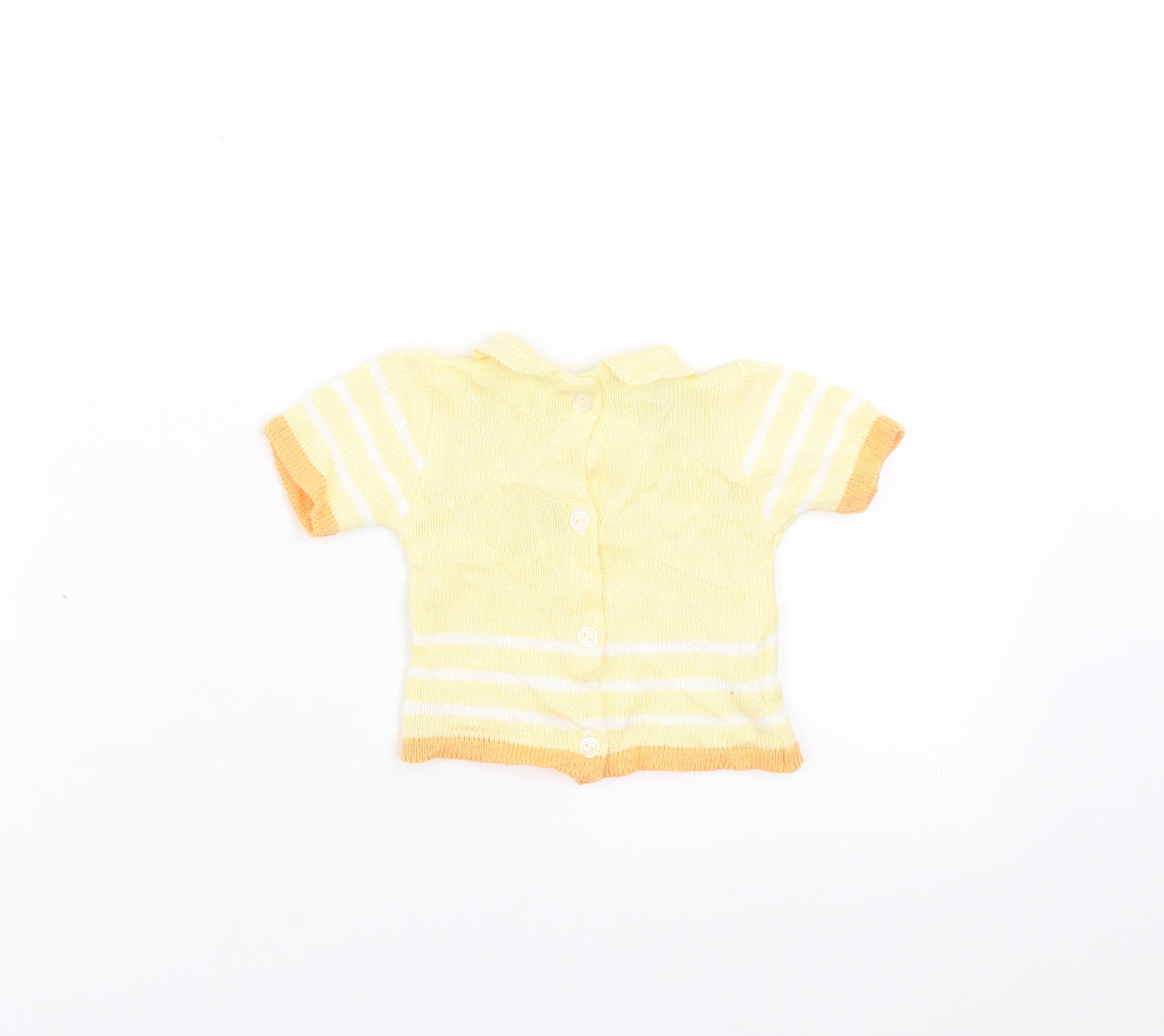 dombi Girls Yellow   Pullover Jumper Size 6-9 Months