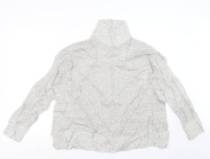 New Look Womens Grey Pullover Jumper Size L