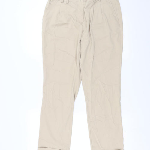 BNK Womens Beige   Trousers  Size 12 L28 in