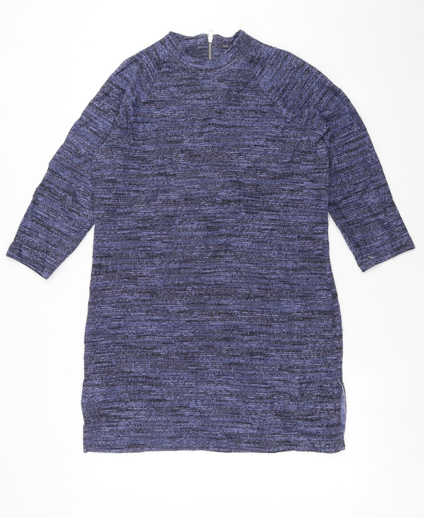 Marks and Spencer Womens Blue   Jumper Dress  Size 14
